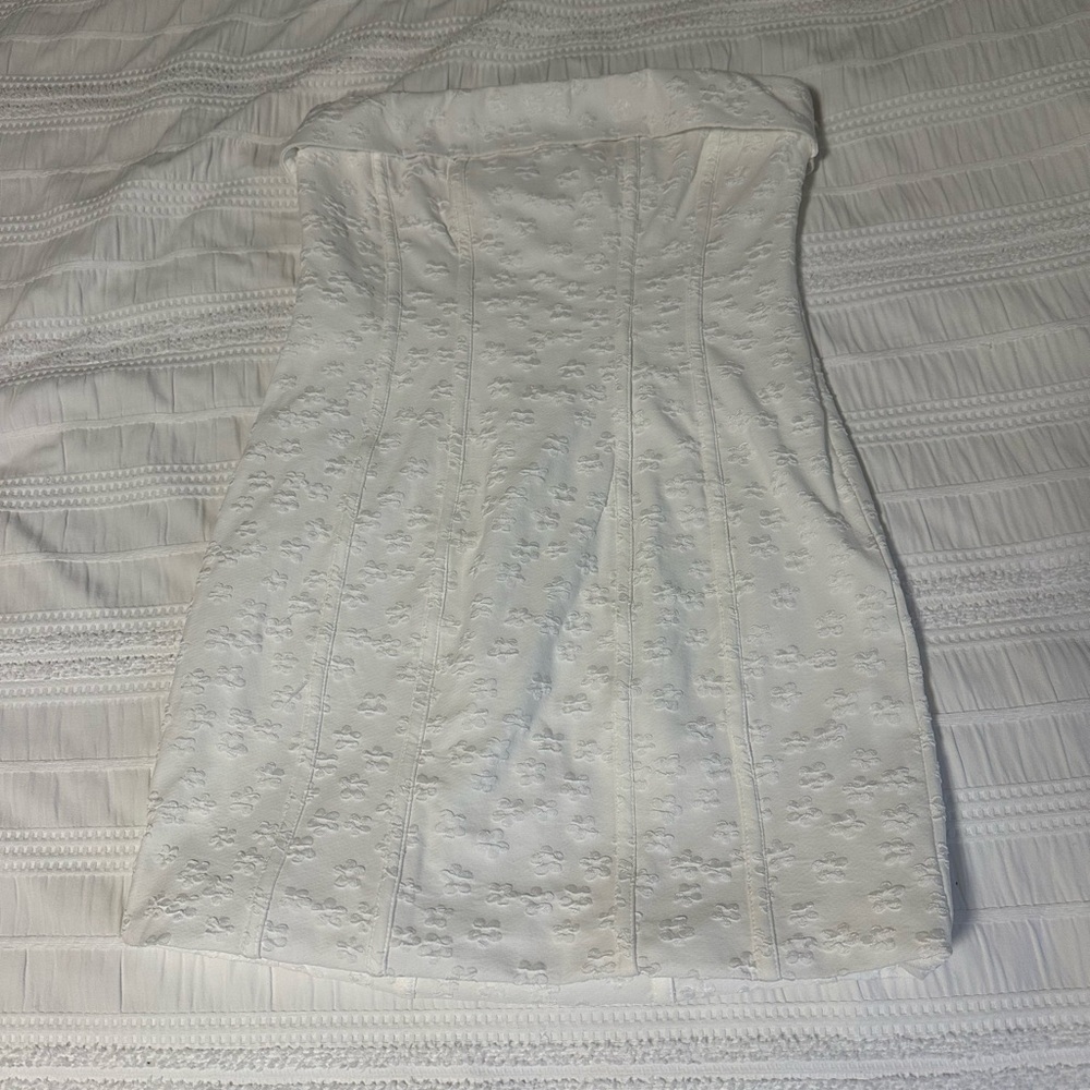 Princess Polly Bertrand White Strapless Mini Dress - Picture 9 of 12